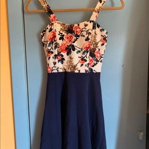 Short floral dress